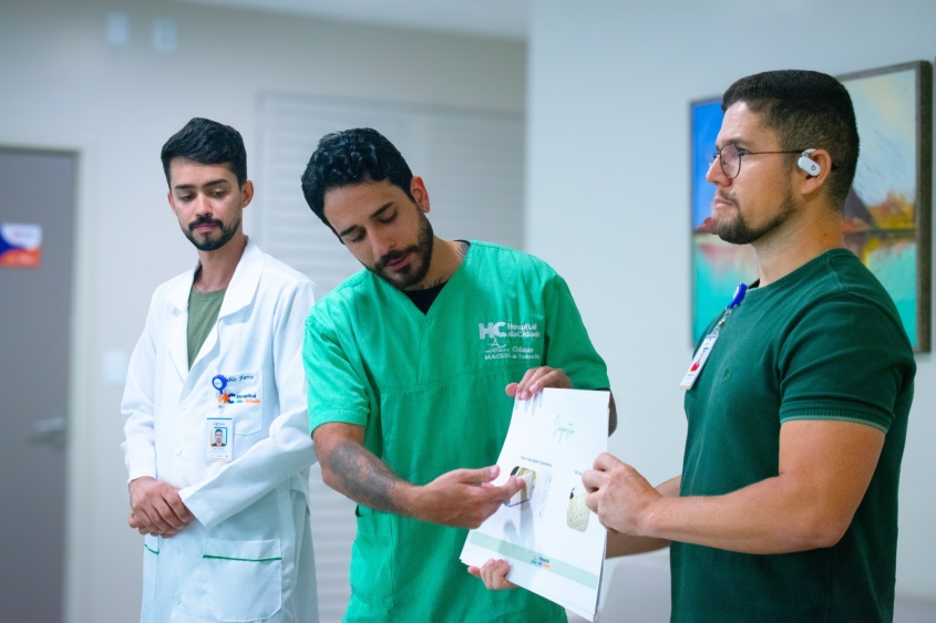Ação no Hospital da Cidade alusiva ao Dia Nacional de Combate à Sífilis e à Sífilis Congênita. Foto: David Silas/ Ascom Maceió Saúd