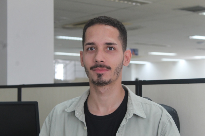 Carlos, da Contadoria-Geral do Município, destaca a importância da data para estagiários e demais servidores. Foto: Guilherme Honório