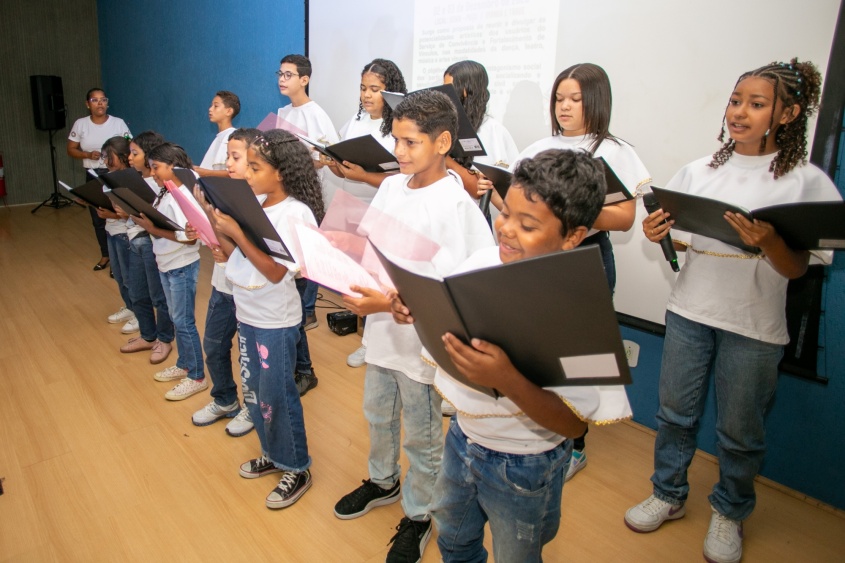Coral do Serviço de Convivência do Cras Cidade Universitária. Foto: Allan César/ Secom Maceió