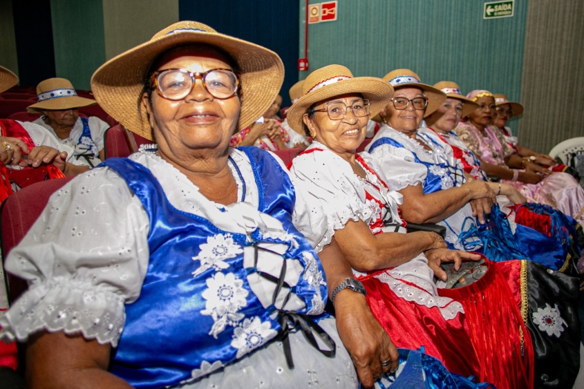 Dona Amara ama dançar Pastoril. Foto: Allan César/ Secom Maceió