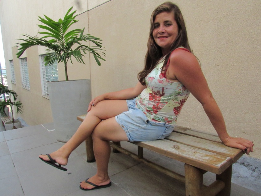 Tatiana nunca havia ido a um salão de beleza antes. Foto: Casa de Passagem Familiar