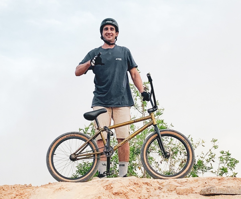 Alyson Woarys é praticante de BMX desde 1998. Foto: Divulgação