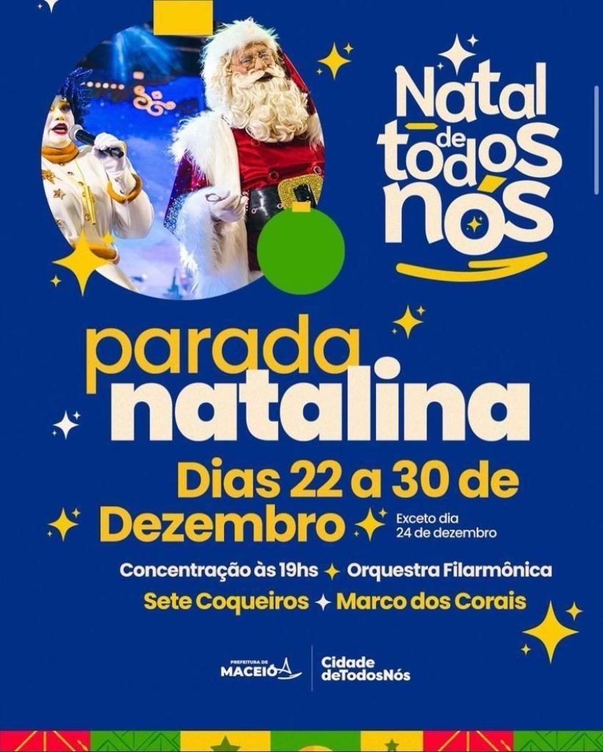 Parada Natalina em Maceió