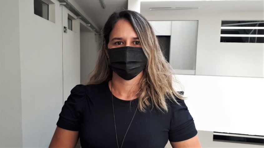Juliana Maia, profissional de educação física da Gerência de Promoção e Educação em Saúde (GPES) do Município. Foto: Ascom/SMS