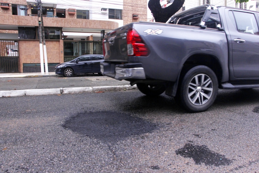 Avenida Sandoval Arroxelas, na Ponta Verde. Foto: Wilma Andrade/Ascom Seminfra