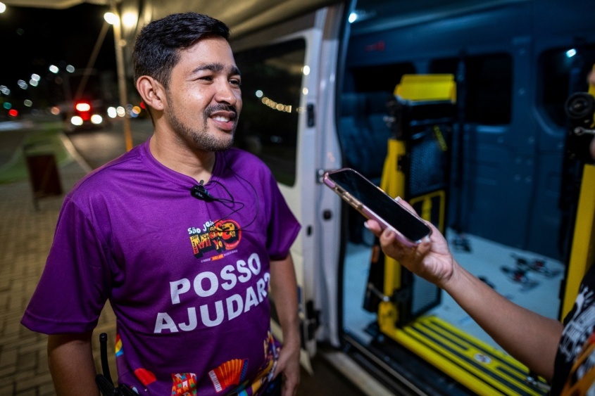 Neubert recomenda que os cadeirantes tenham acompanhantes. Foto: Secom