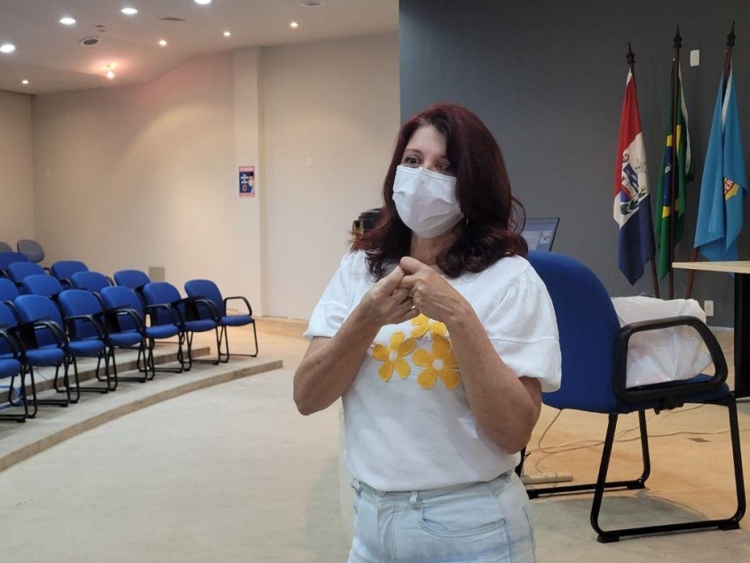 Coordenadora do Programa da Saúde da Criança, Tereza Christina Paes. Foto: Ascom SMS