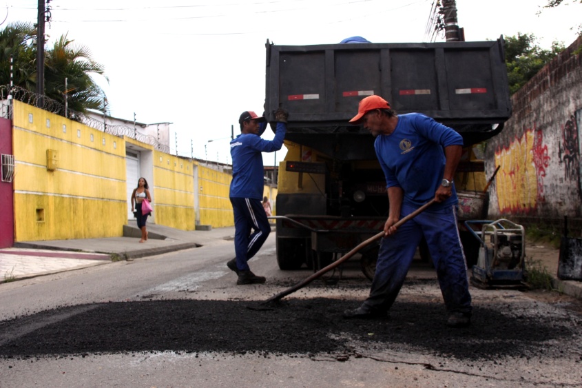 Rua José Gonzaga de Almeida, Tabuleiro dos Martins. Foto: Wilma Andrade/Ascom Seminfra