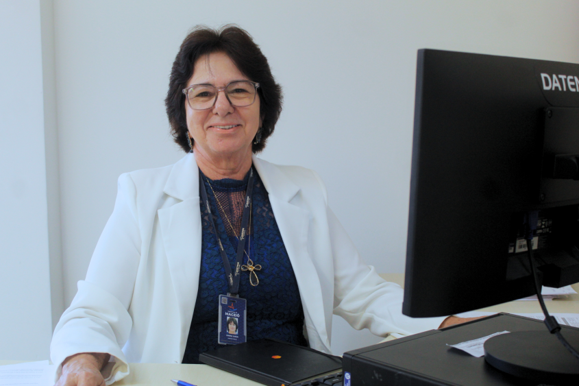 Maria Luiza vê satisfação nos resultados que seu trabalho possibilita. Foto: Ascom Sefaz