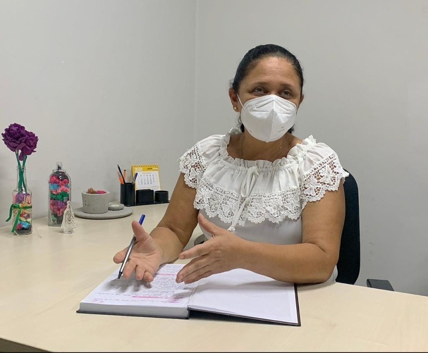 Ednalva Araújo, coordenadora da Atenção Primária de Maceió. Foto: Polyanna Monteiro - Ascom SMS