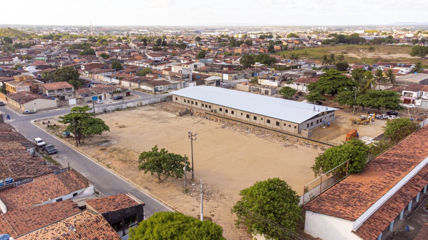 Espaço onde a Praça da UPA será construída. Foto: Itawi Albuquerque/Secom Maceió