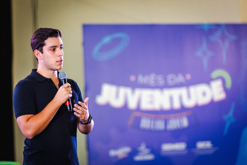 Secretário da Juventude e Lazer, Caio Bebeto. Foto: Jonathan Lins/Secom Maceió
