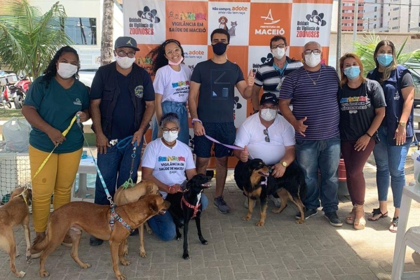 Feira de adoção de animais em outubro de 2021. Foto: Arquivo/Secom