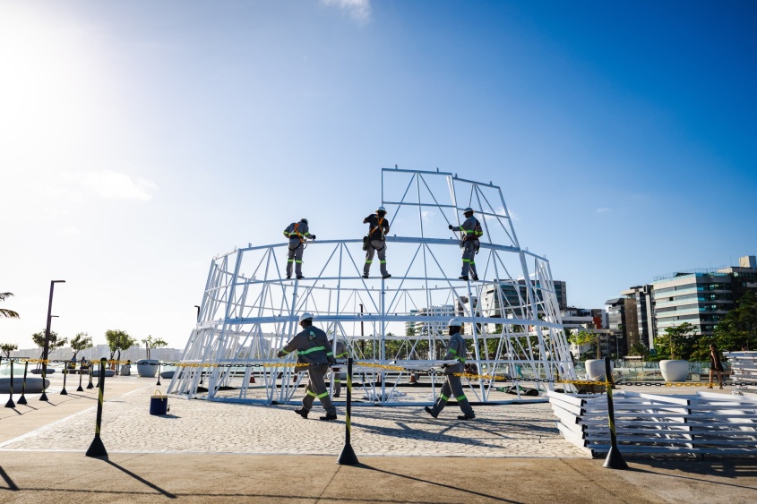 Projeto une inovação luminotécnica, eficiência energética e segurança estrutural. Foto Jonathan Lins/Secom Maceió