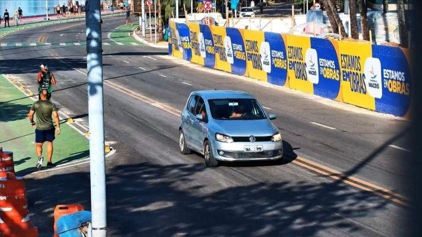 Guarda Civil de Maceió acompanhou a situação a partir do Centro de Videomonitoramento e acionou as equipes para o local. Foto: Reprodução