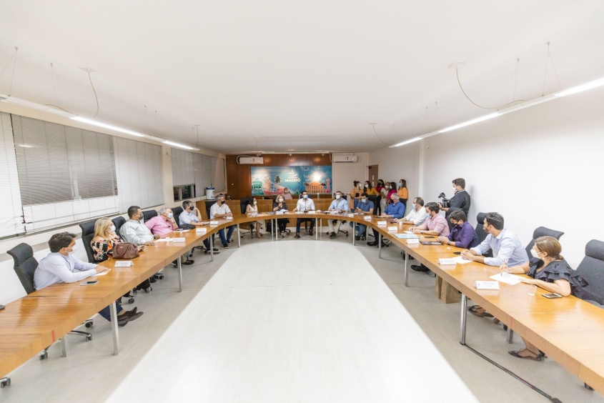 Próximos investimentos no Turismo de Maceió foram apresentados na reunião. Foto: Edvan Ferreira/Secom Maceió