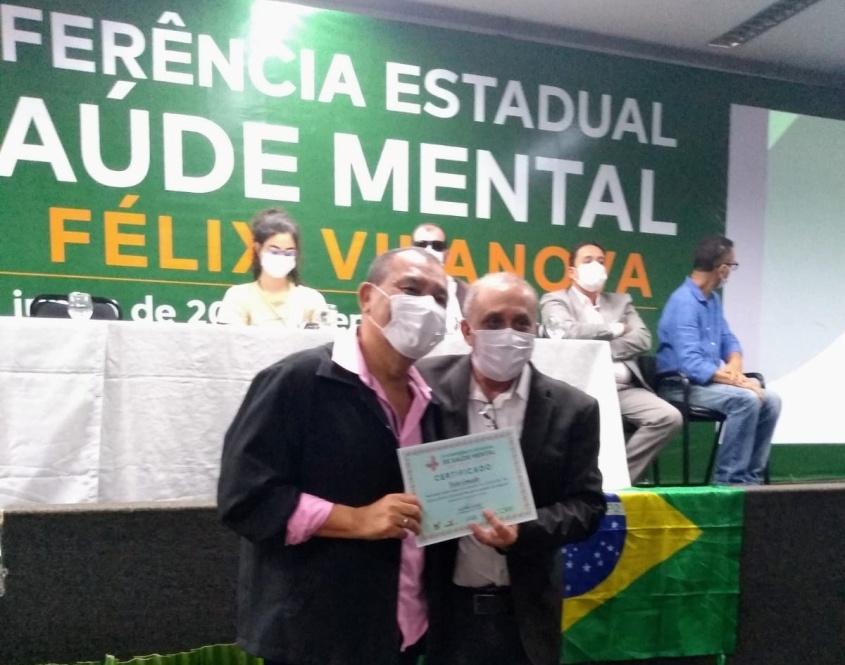 Homenagem a Berto Gonçalo ocorreu durante a abertura da V Conferência Estadual de Saúde. Foto: cortesia