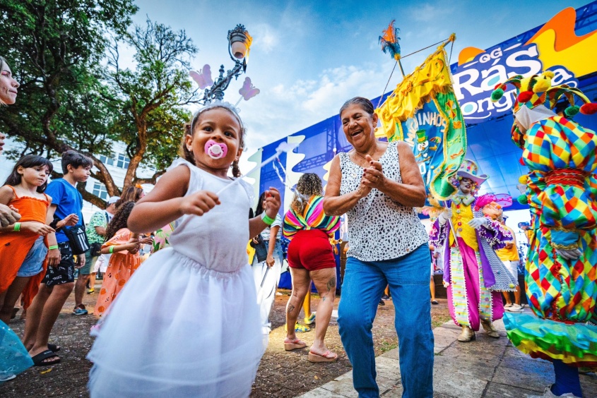 Organização favoreceu participação das crianças, que curtem o Carnaval com segurança. Foto: Jonathan Lins