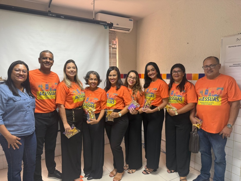 Equipe do Programa Acessuas Trabalho de Maceió. Foto: Ascom Semdes
