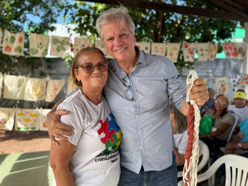 Renê Fontes gostou muito de participar do projeto. Foto: Ascom Semdes