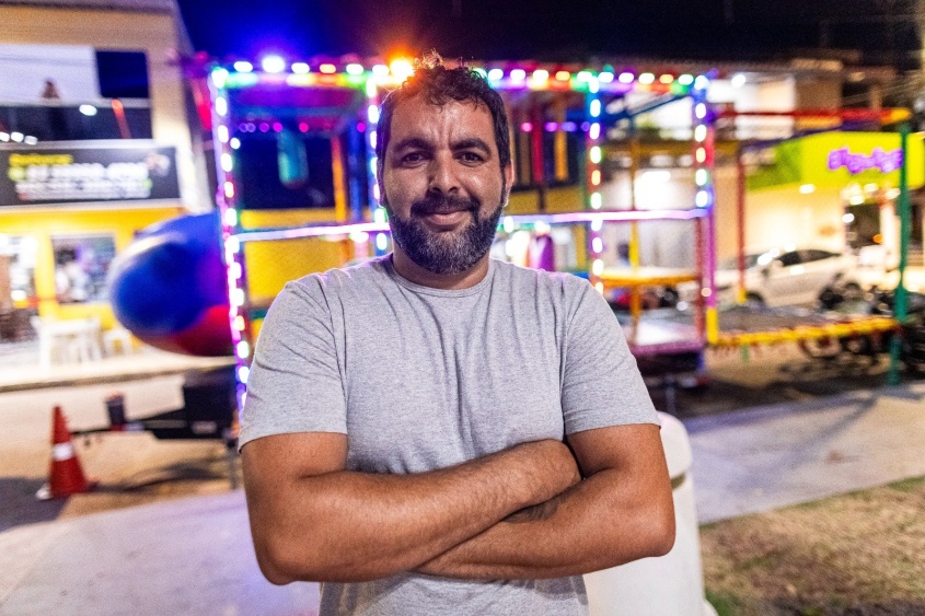 Jodson apostou na criatividade e investiu em brinquedos. Foto: Alisson Frazão