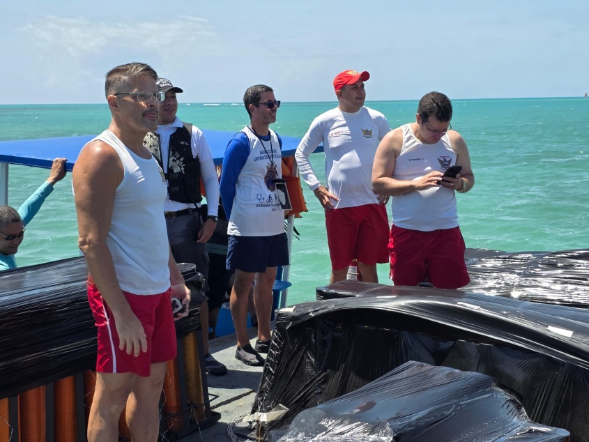 Equipe técinica analisou presença de requisitos técnicos nas estruturas. Foto: Beto Macário/Secom Maceió