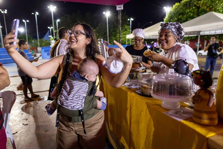 Evento é opção de lazer para moradores da parte alta da cidade. Foto: Alisson Frazão/ Secom Maceió
