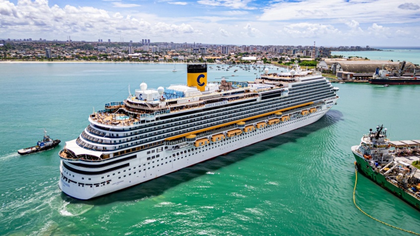 Temporada de cruzeiros traz 150 mil passageiros para Maceió. Foto: Itawi Albuquerque/ Secom Maceió