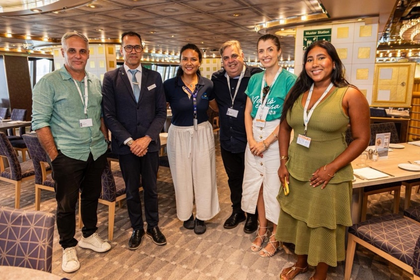 Visita técnica ao navio Costa Diadema, último da temporada. Foto: Ascom Semtur