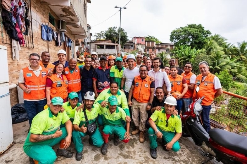 Entregas de obras definitivas de encostas no Jacintinho e Petrópolis. Foto: Felipe Sóstenes/ Secom Maceió