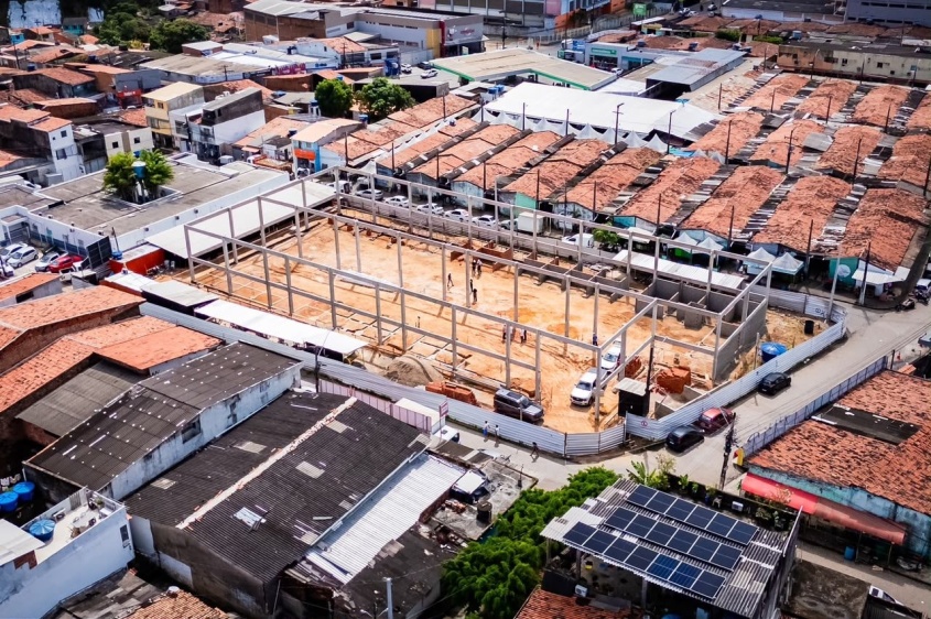 Equipamento contará com 84 boxes e 44 tarimbas, além de lanchonetes, banheiros e outras instalações. Foto: Secom Maceió