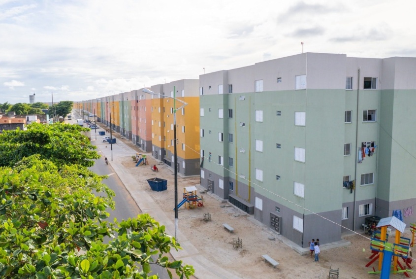 Residencial Parque da Lagoa proporcionou moradia digna às famílias que viviam em barracos. Foto: Devysson Mendes/Ascom Seminfra