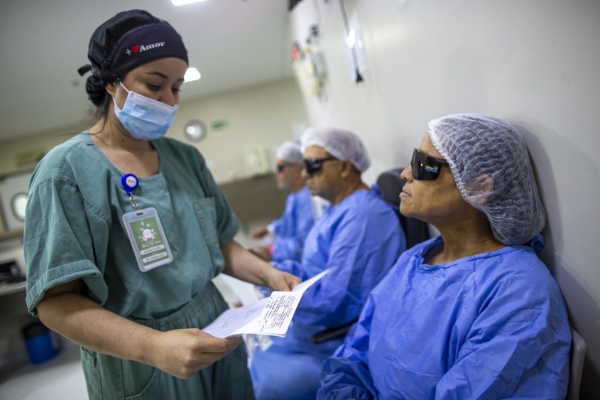 Cirurgia não exige internação e pacientes recebem orientações para o período pós-operatório, antes de receber alta. Foto: Arquivo Secom Maceió