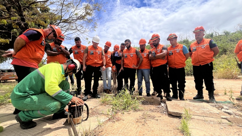 Curso foi realizado em preparação para o período chuvoso. Foto: Ascom Defesa Civil de Maceió