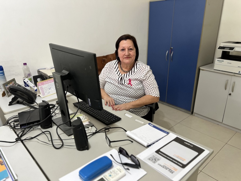 Servidora Tânia Moura. Foto: Ascom Semtur.