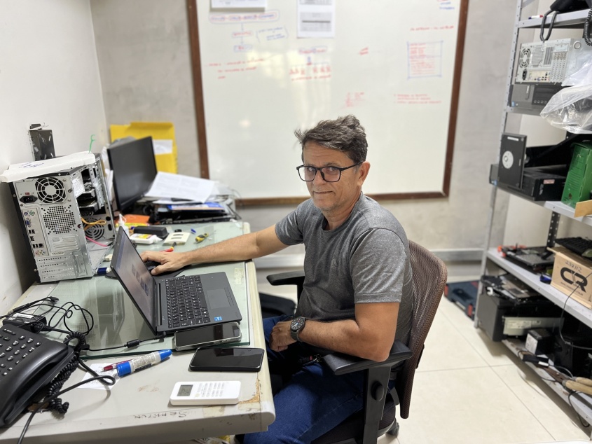 Servidor Sérgio Tenório. Foto: Ascom Semtur.