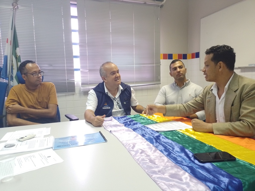 Secretário Claydson Moura recebeu GGM nesta sexta / Foto: Ascom Semas