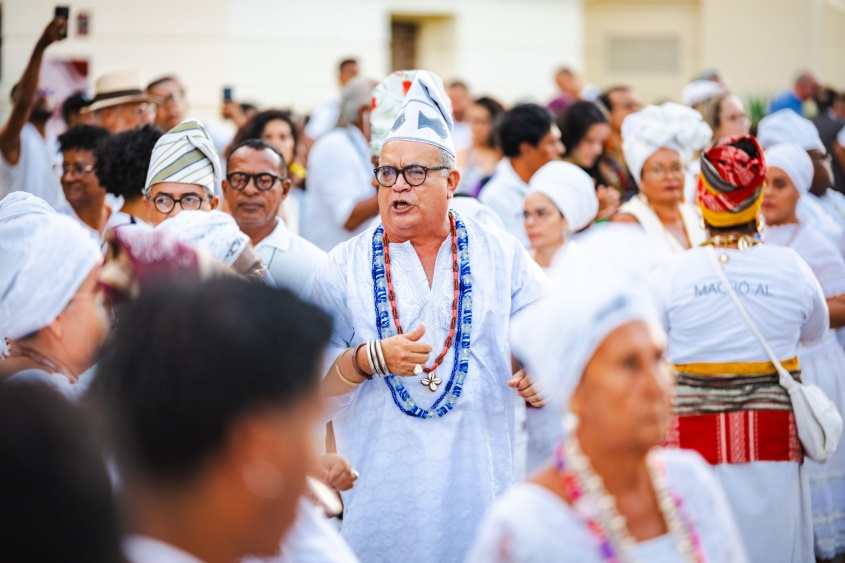 Babalorixá Célio Rodrigues diz que episódio afetou memória coletiva. Foto: Jonathan Lins/ Secom Maceió