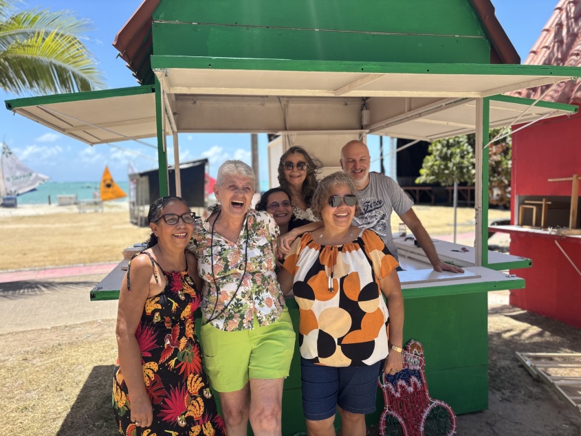 Artesãs e artesãos ligados à Economia Solidária vão ofertar produtos na Vila do Natal. Foto: Vinícius Rocha/ Ascom Ilumina