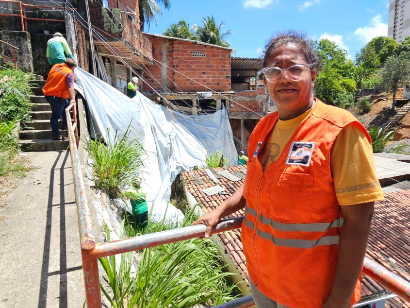 Patrícia Galindo é Nudec no bairro Novo Mundo. Foto: Beto Macário/ Secom Maceió
