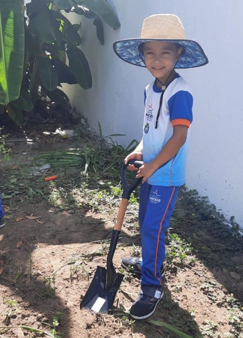 Experiência de Pedagogia Orgânica no CMEI Fúlvia Rosemberg. Foto: Ascom Semed