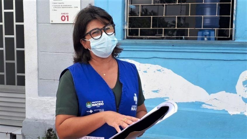 Coordenadora do Programa Consultório na Rua, Jorgina Sales. Foto: Ascom SMS