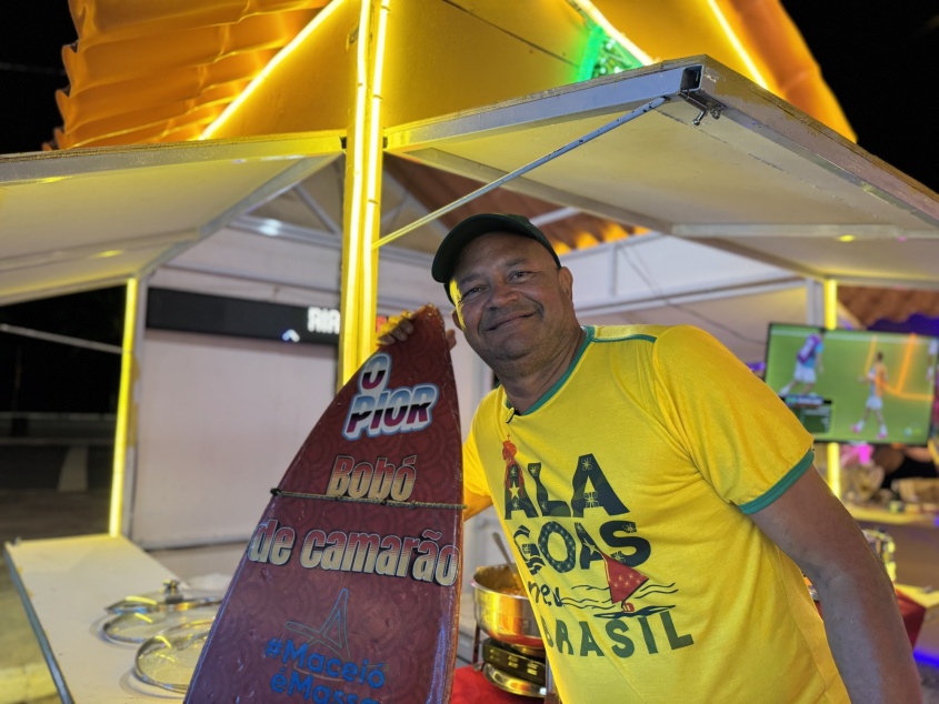 chef de cozinha Marcos Vítor, Chef do  'pior bobó de camarão'. Foto: Bia Rodrigues