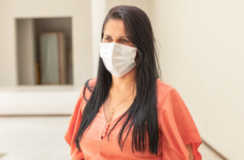 Coordenadora do Programa de Atenção Integral à Saúde da Criança, Marglene Oliveira. Foto: Ascom SMS