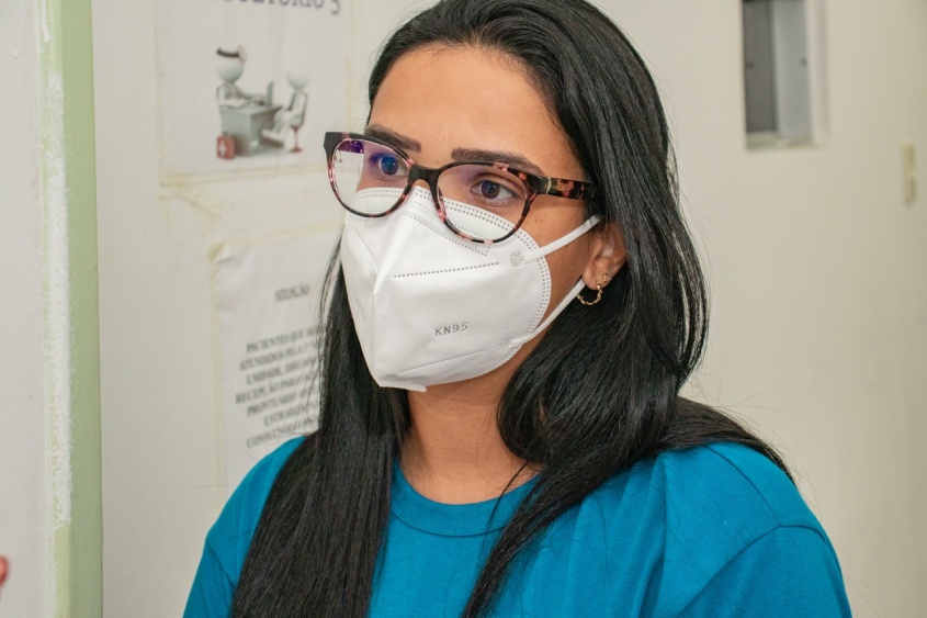 Diretora da URS Pitanguinha, Graziela Arruda. Foto: Ascom SMS