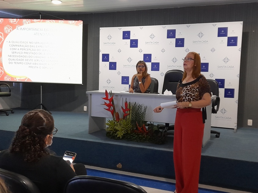 Ouvidora da Sociedade Pestalozzi, Ana Gleyce Correia. Foto: Ascom SMS