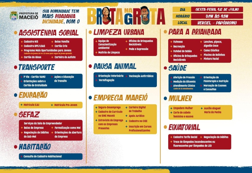 Atendimentos acontecem perto do Papódromo