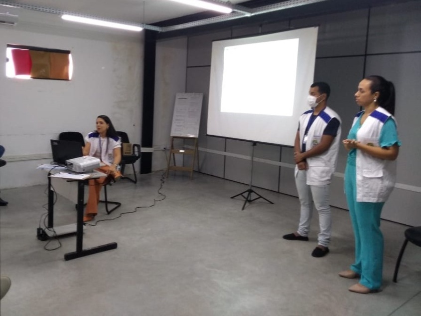 Equipe do Cerest Regional Maceió foi parceira na atividade. Foto: GVSA