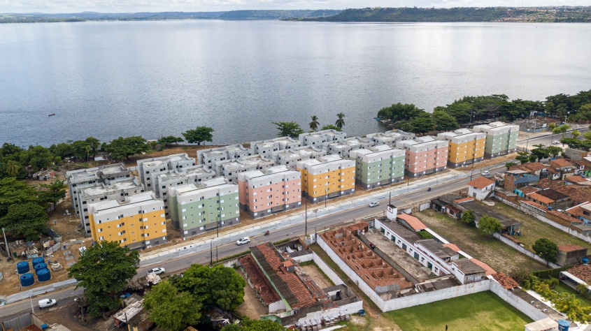 Obra no Parque da Lagoa ultrapassou os 50% de conclusão. Foto: Célio Júnior / Secom Maceió