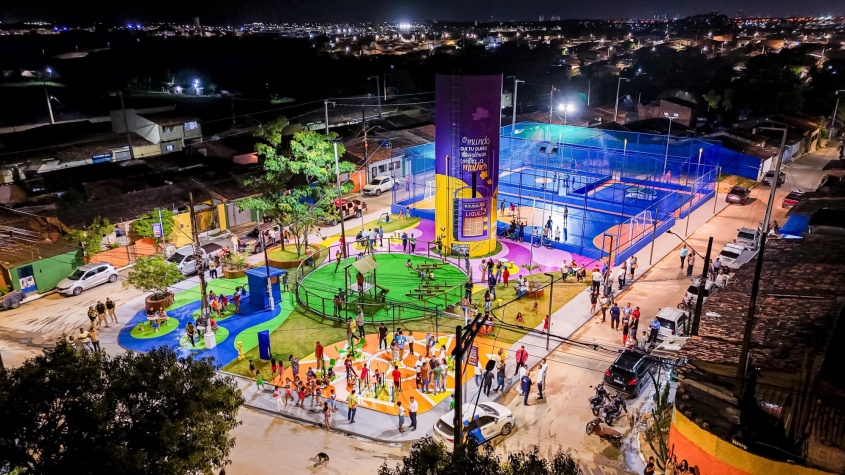 Inaugração do Parque Osman Loureiro, na parte alta da cidade. Foto: Itawi Albuquerque